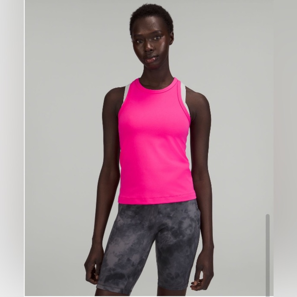 LULULEMON ALIGN RACERBACK TANK TOP size: 4 color: hot pink
